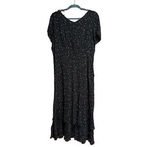 Talbots Vintage Silk Polka Dot Dress